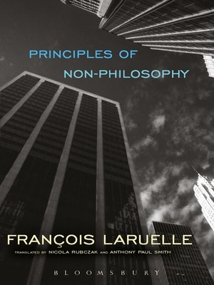 cover image of Principles of Non-Philosophy